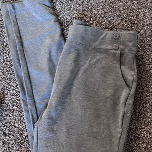 Stylish Gray Skinny Dress Pants